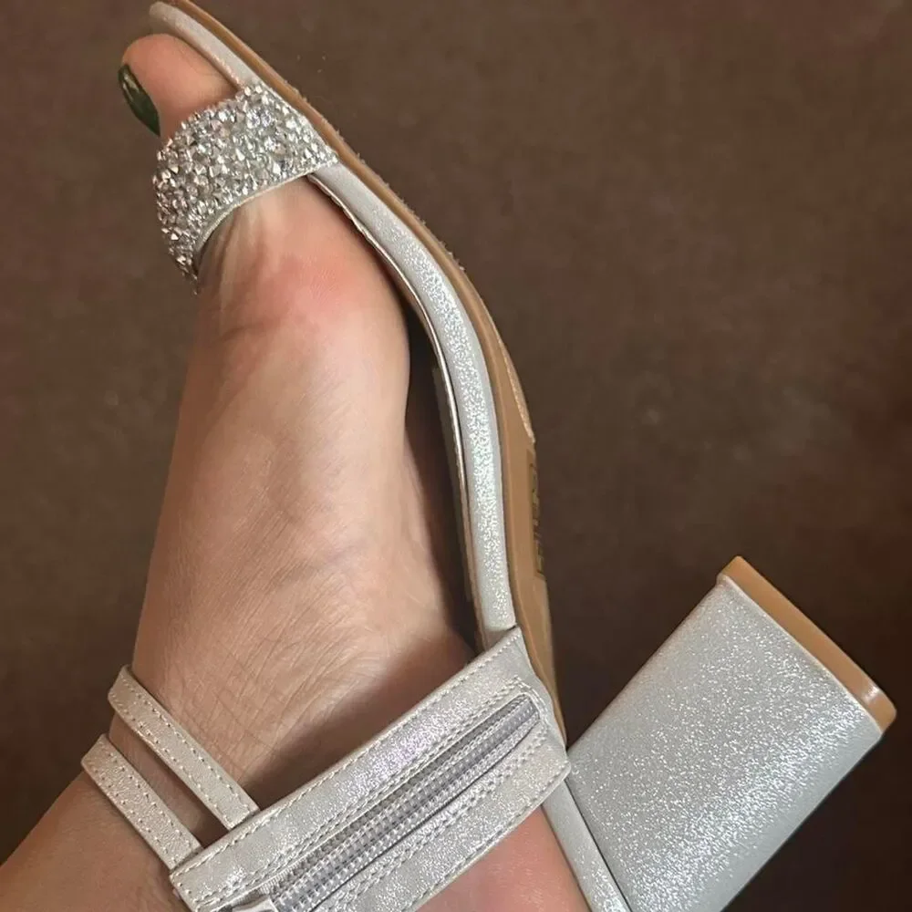 Sugar Women's Silver and Gold Courts